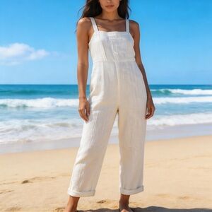 Billabong White Pant Jumpsuit